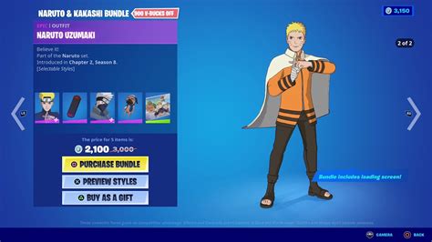 how much is naruto in fortnite xp map